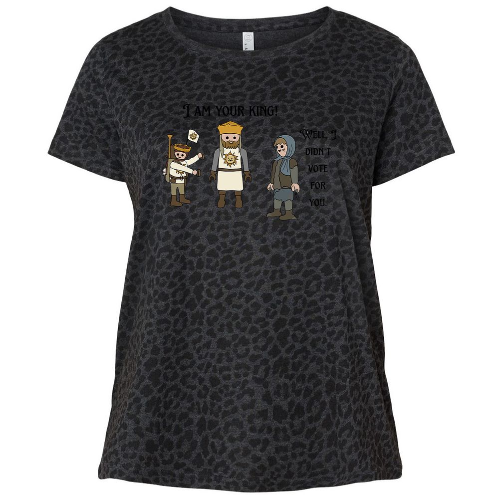 Ladies Curvy Jersey - DR4LU179 - Black Leopard - 11