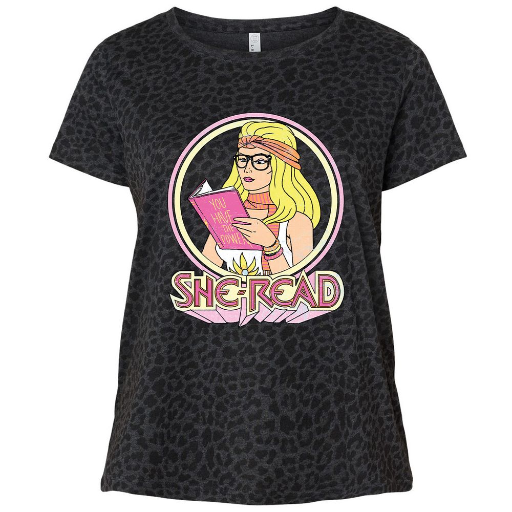 Ladies Curvy Jersey - 6TVK87UU - Black Leopard - 11