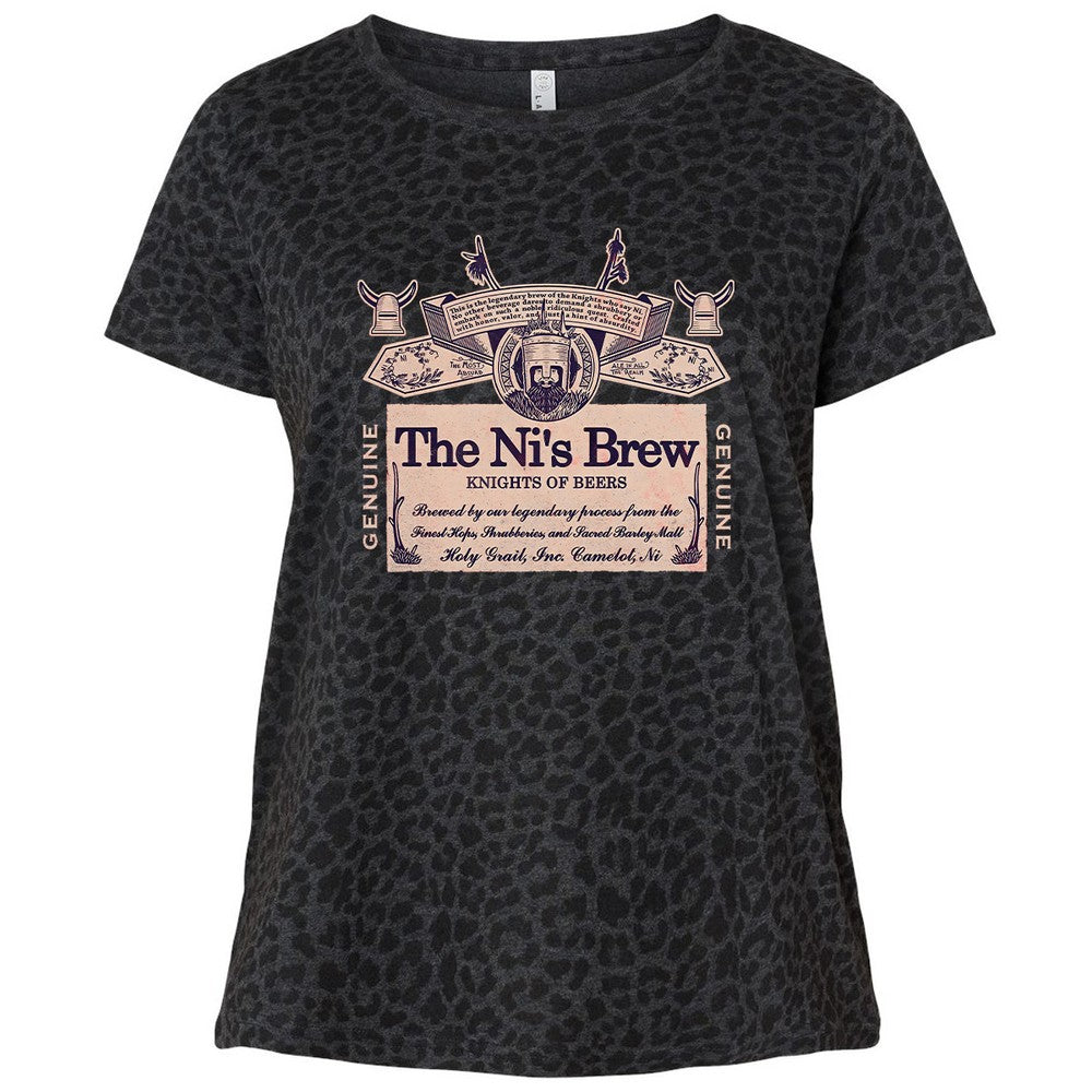 Ladies Curvy Jersey - B4LUTUXN - Black Leopard - 11