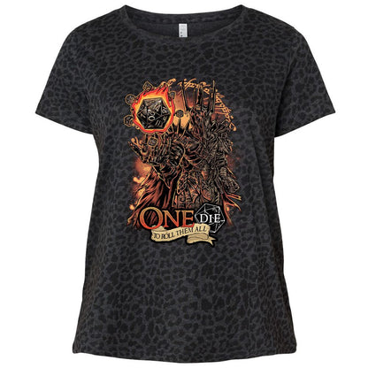 Ladies Curvy Jersey - DH343N6N - Black Leopard - 11