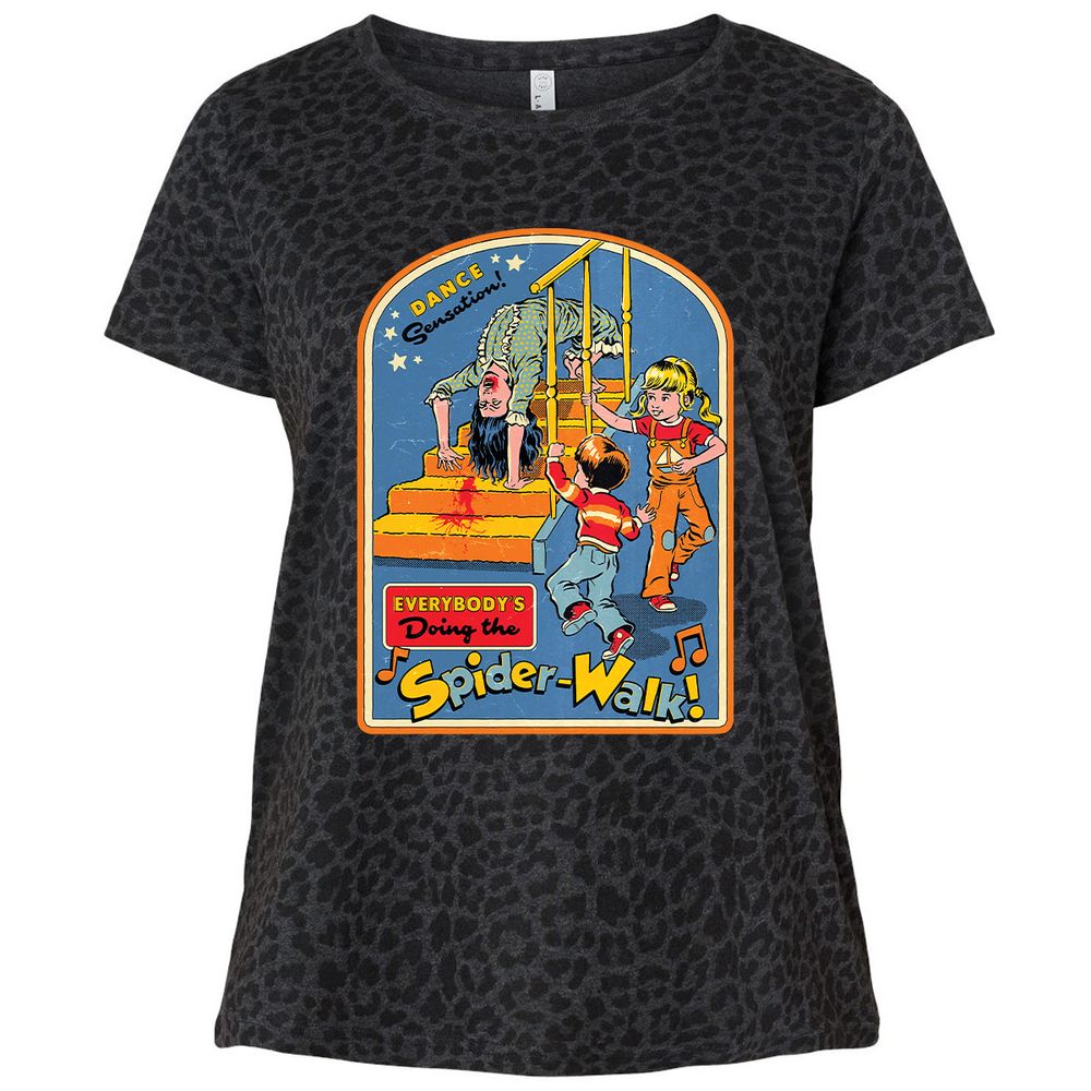 Ladies Curvy Jersey - XCL2EPVE - Black Leopard - 11