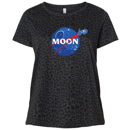 Ladies Curvy Jersey - 2KSF2QHX - Black Leopard - 11