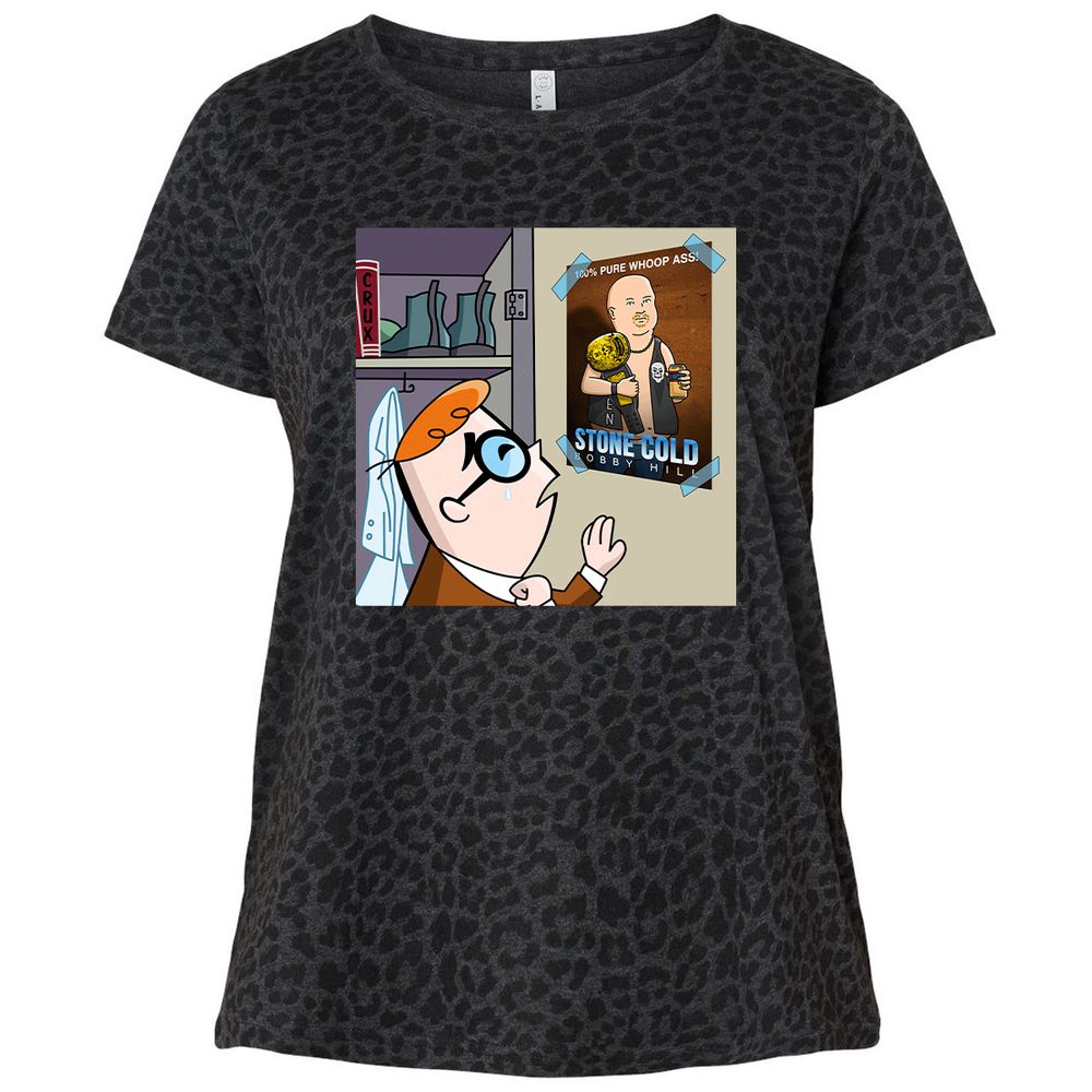 Ladies Curvy Jersey - 85NL2B7M - Black Leopard - 11