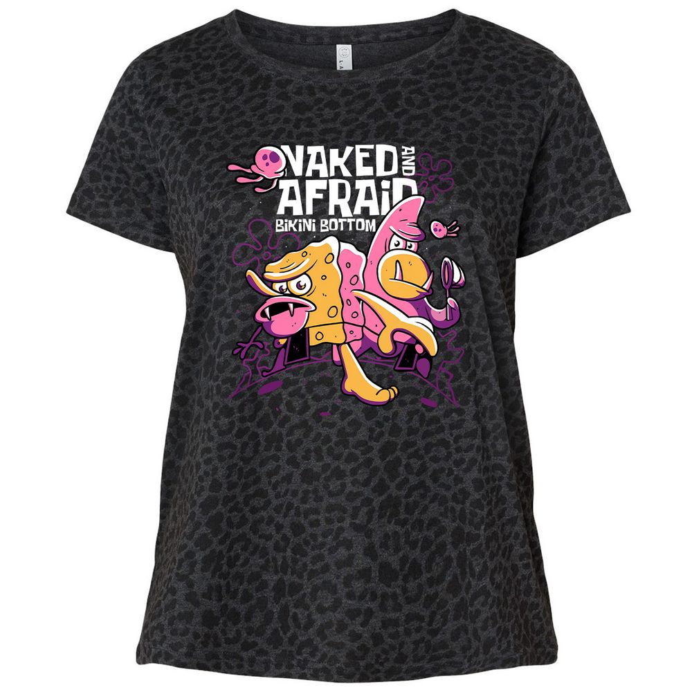 Ladies Curvy Jersey - Q1RZD6VT - Black Leopard - 11