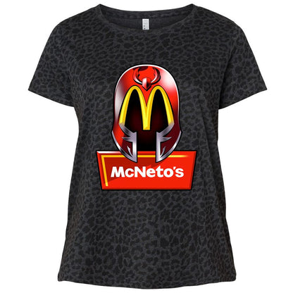 Ladies Curvy Jersey - NJQZX3M1 - Black Leopard - 11