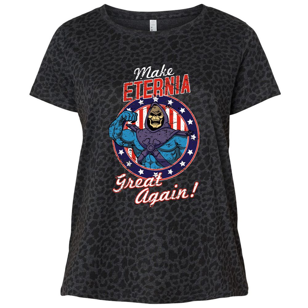 Ladies Curvy Jersey - RK9BSNT3 - Black Leopard - 11