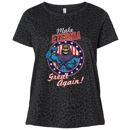 Ladies Curvy Jersey - RK9BSNT3 - Black Leopard - 11