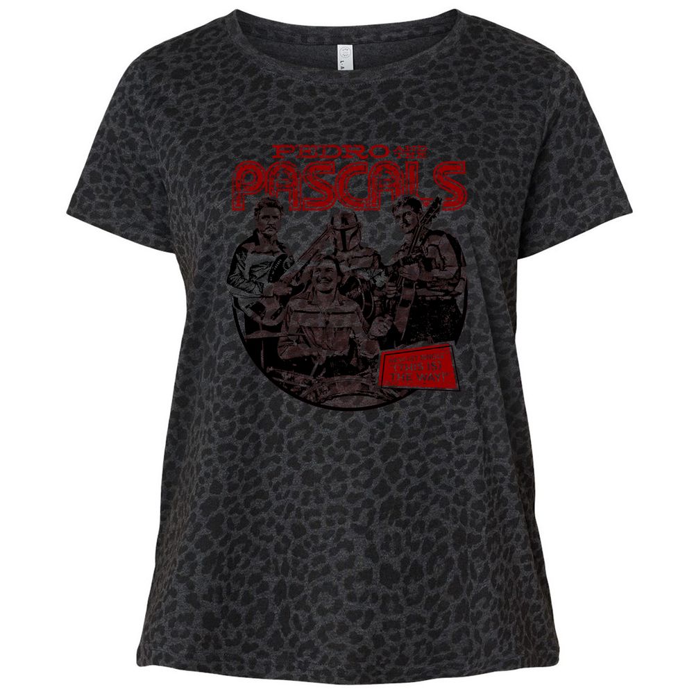 Ladies Curvy Jersey - X8GFMHU8 - Black Leopard - 11