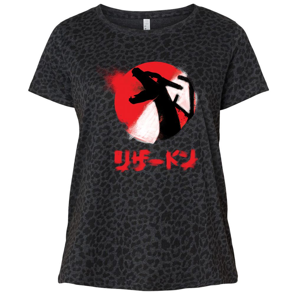 Ladies Curvy Jersey - FJBM1Z1K - Black Leopard - 11