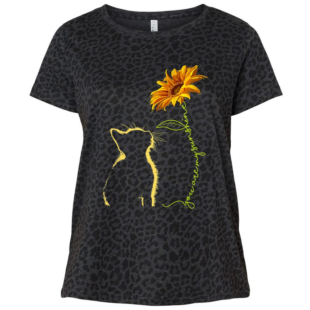 Ladies Curvy Jersey - AGZPDE46 - Black Leopard - 11