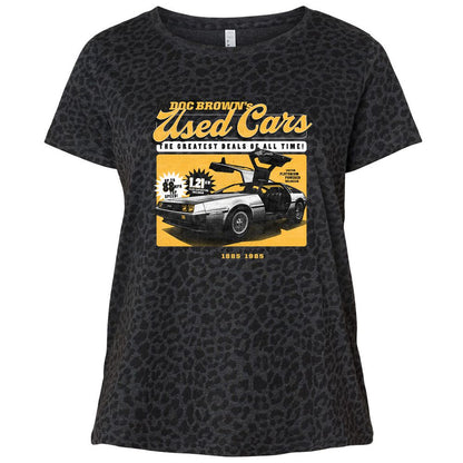 Ladies Curvy Jersey - UK9ES26L - Black Leopard - 11