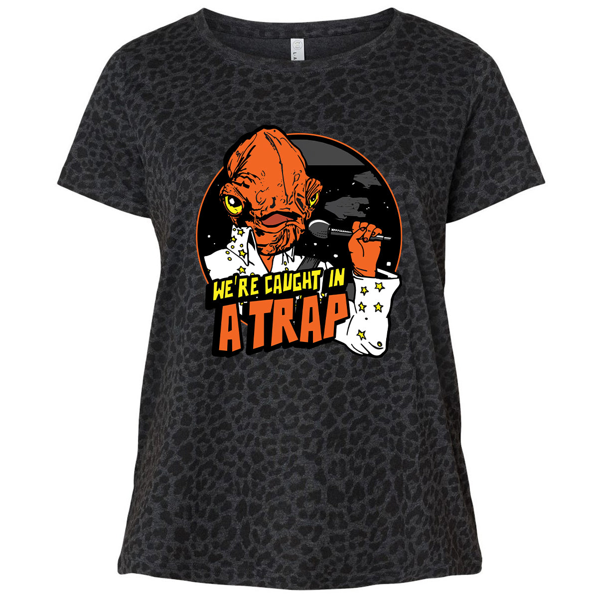 Ladies Curvy Jersey - 2686UUCC - Black Leopard - 11