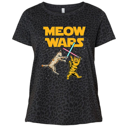 Ladies Curvy Jersey - DY5NLACB - Black Leopard - 11