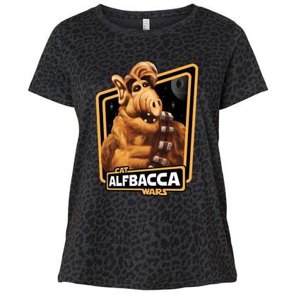 Ladies Curvy Jersey - 5F8YSU6C - Black Leopard - 11