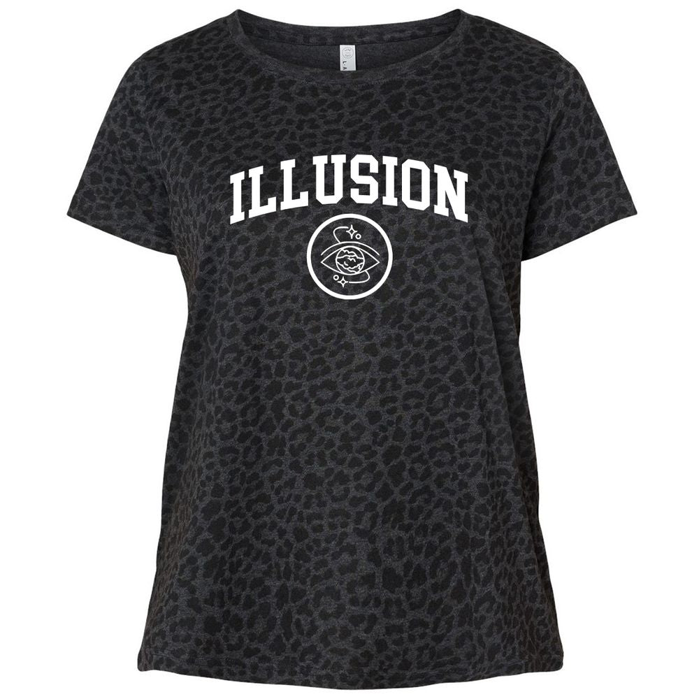 Ladies Curvy Jersey - JXET9H39 - Black Leopard - 11