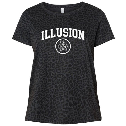 Ladies Curvy Jersey - JXET9H39 - Black Leopard - 11