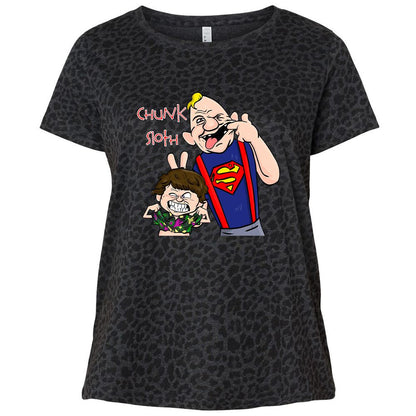 Ladies Curvy Jersey - XF32D3AX - Black Leopard - 11