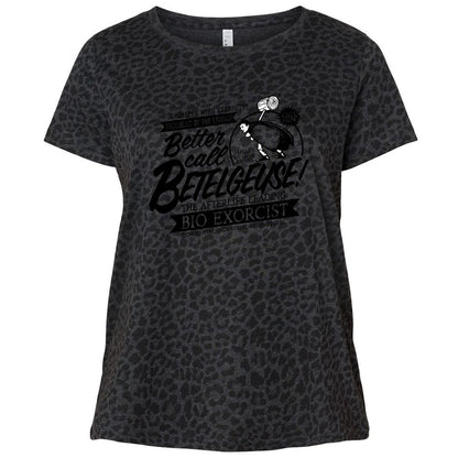 Ladies Curvy Jersey - 3N93B7YD - Black Leopard - 11