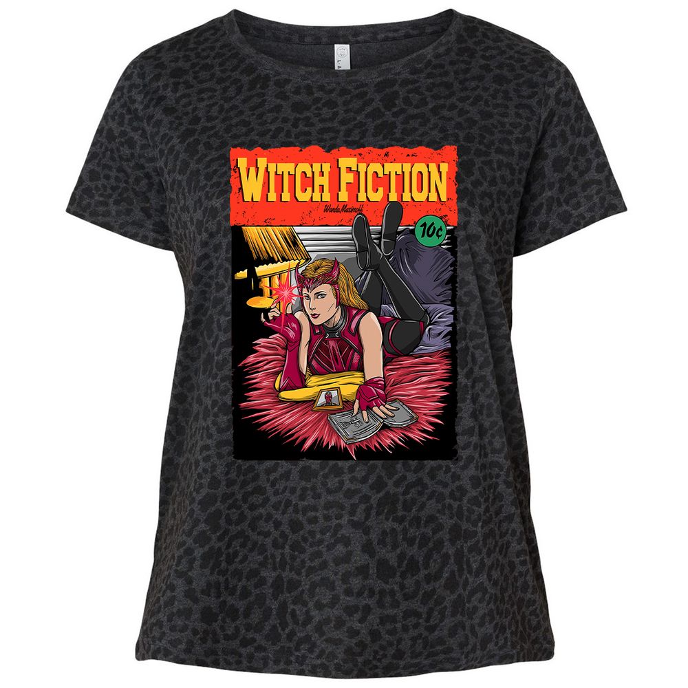 Ladies Curvy Jersey - RJDS29W2 - Black Leopard - 11