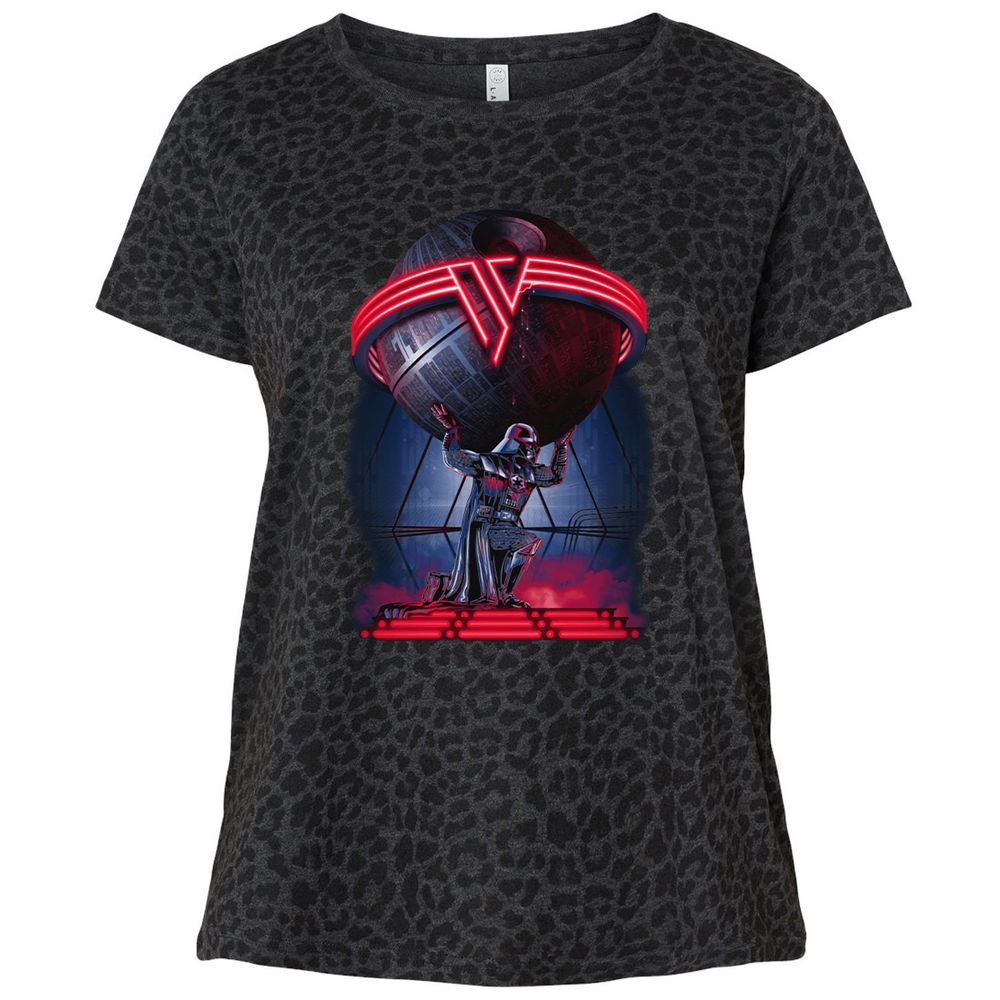 Ladies Curvy Jersey - 7YJQJN3B - Black Leopard - 11