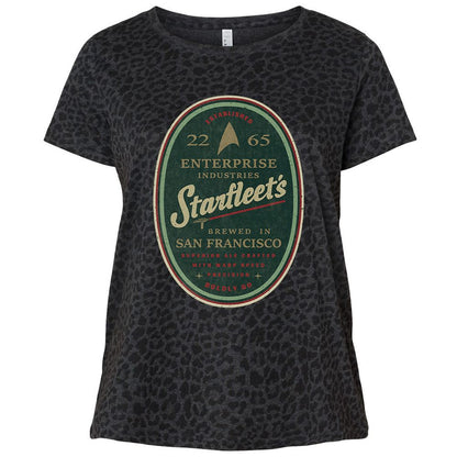 Ladies Curvy Jersey - ZRB3XTWX - Black Leopard - 11