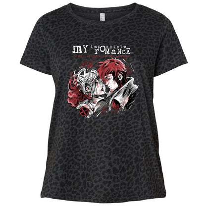 Ladies Curvy Jersey - EVLXEFR2 - Black Leopard - 11