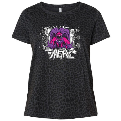 Ladies Curvy Jersey - CYMZRBUP - Black Leopard - 11