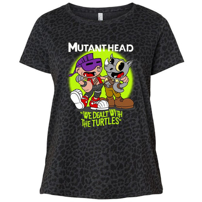 Ladies Curvy Jersey - DG3CW2S6 - Black Leopard - 11