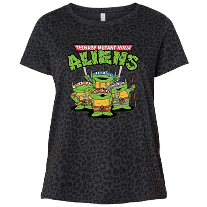 Ladies Curvy Jersey - KXCVZ29C - Black Leopard - 11