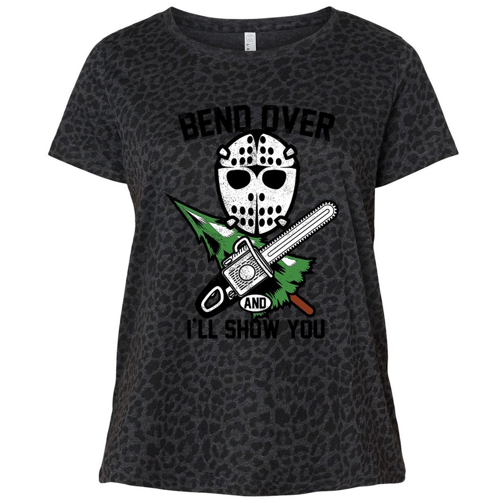 Ladies Curvy Jersey - A5BAGNUZ - Black Leopard - 11