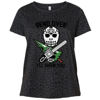 Ladies Curvy Jersey - A5BAGNUZ - Black Leopard - 11