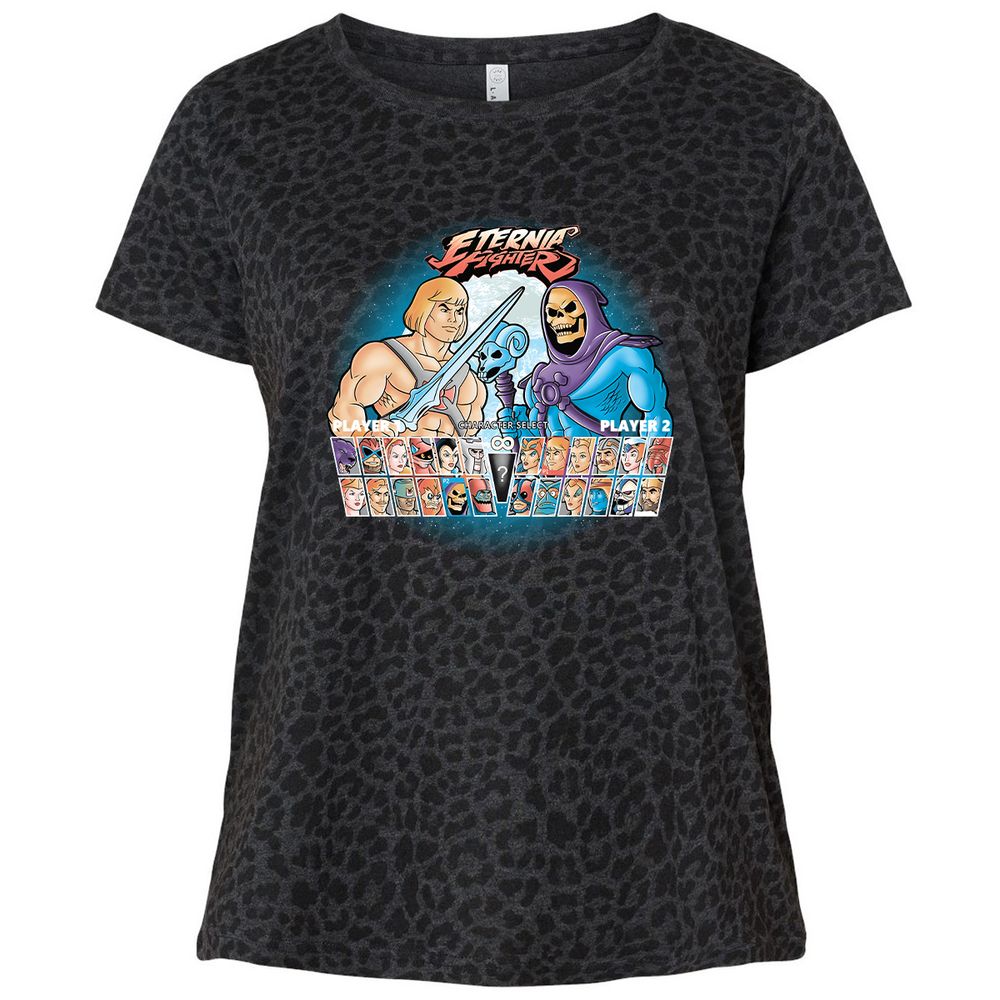 Ladies Curvy Jersey - CTEVPWC6 - Black Leopard - 11