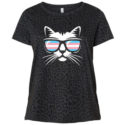 Ladies Curvy Jersey - 3YENGN1F - Black Leopard - 11