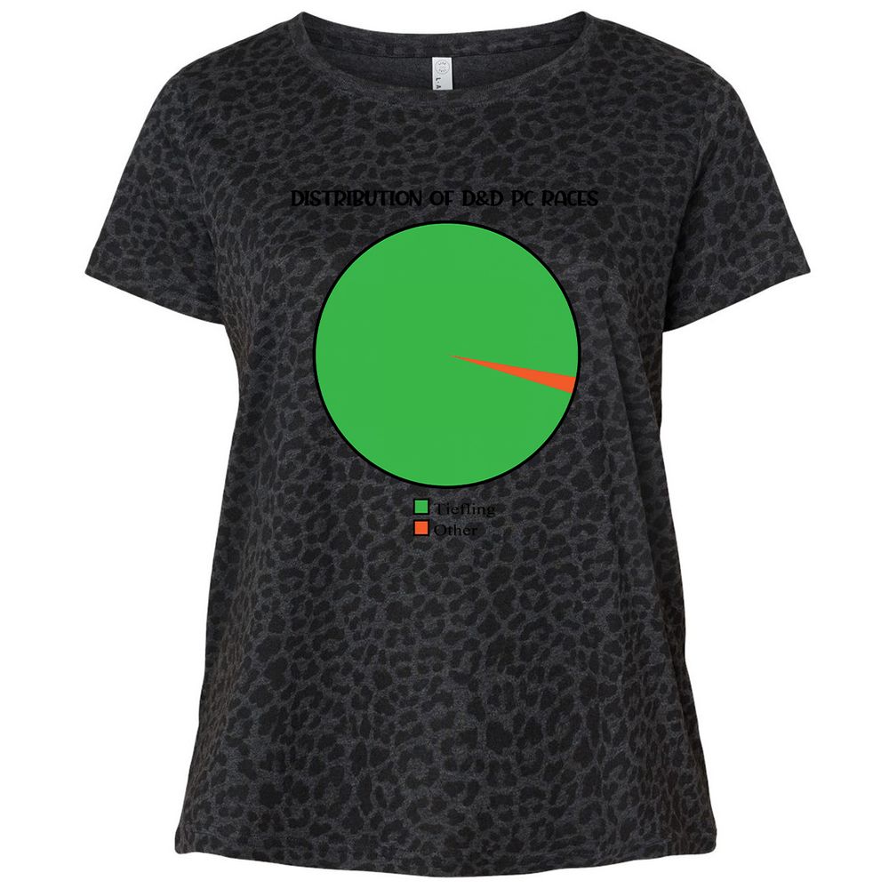 Ladies Curvy Jersey - LYJZEUN6 - Black Leopard - 11