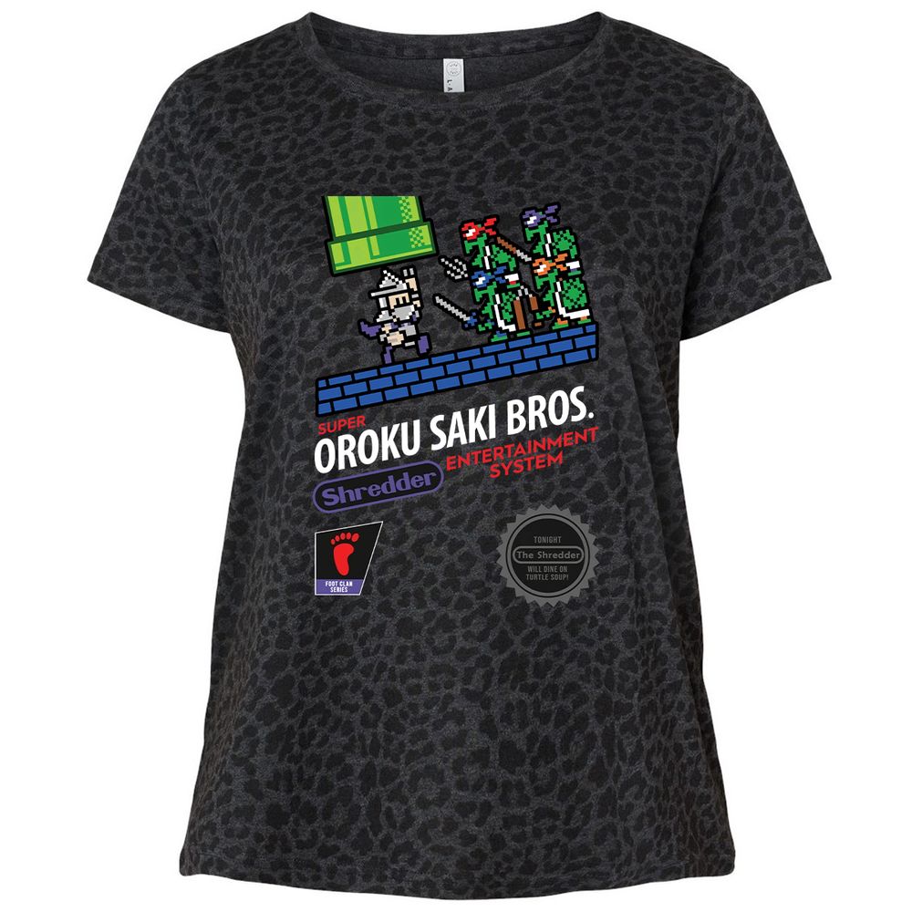 Ladies Curvy Jersey - 6BB7BH3S - Black Leopard - 11