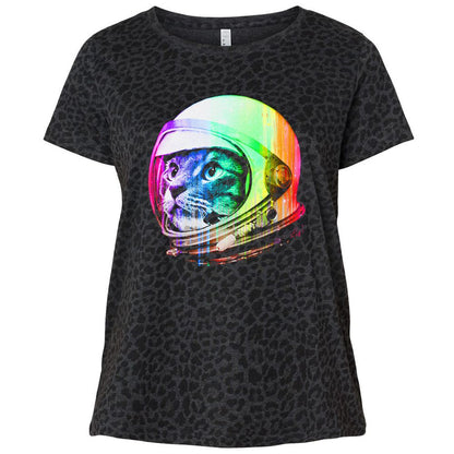 Ladies Curvy Jersey - MAFCL93P - Black Leopard - 11