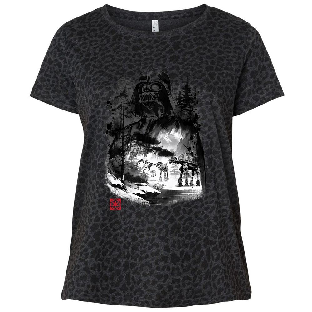 Ladies Curvy Jersey - AWRL56TN - Black Leopard - 11