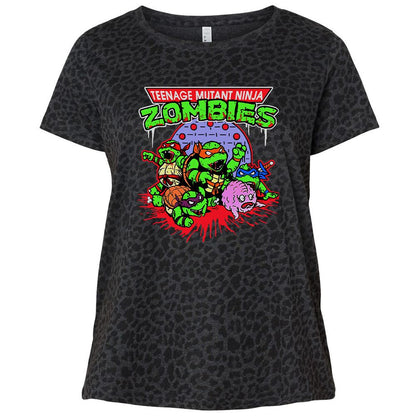 Ladies Curvy Jersey - G95TRXPX - Black Leopard - 11