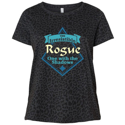 Ladies Curvy Jersey - 5DS191GF - Black Leopard - 11