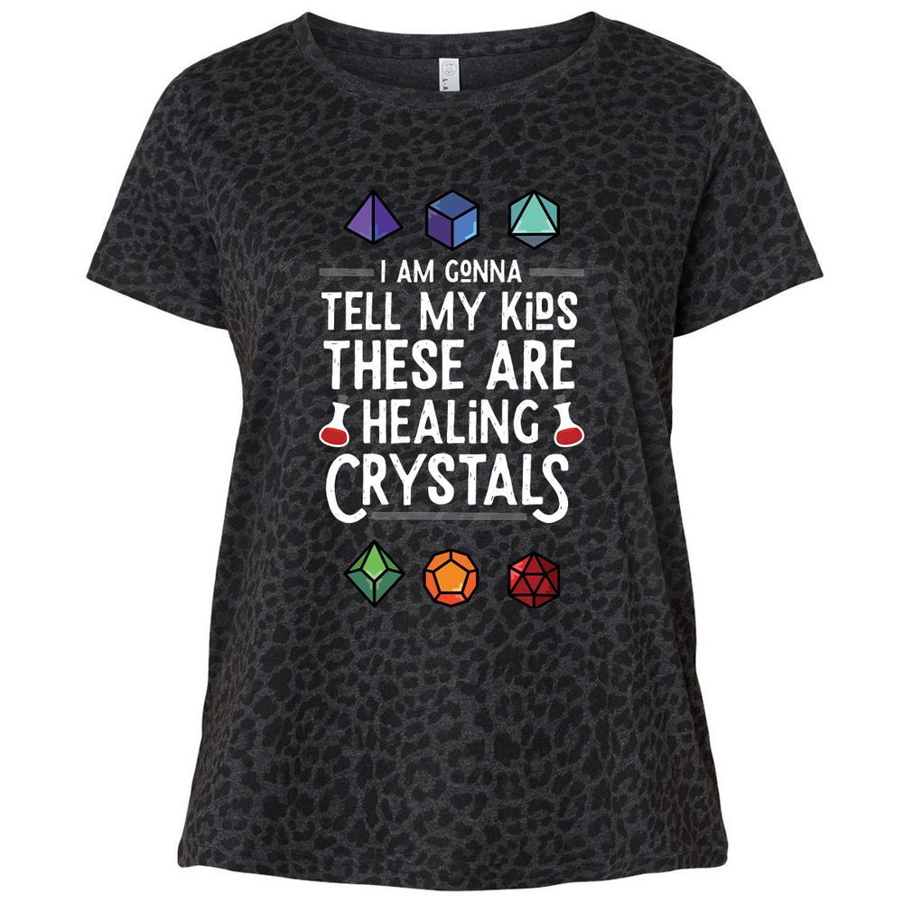 Ladies Curvy Jersey - 9Z6TL5R8 - Black Leopard - 11