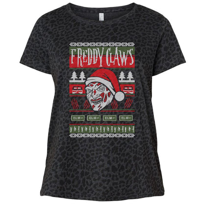 Ladies Curvy Jersey - AJ2EE55A - Black Leopard - 11