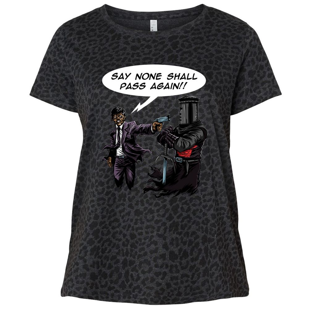 Ladies Curvy Jersey - HQ8ZL1X4 - Black Leopard - 11