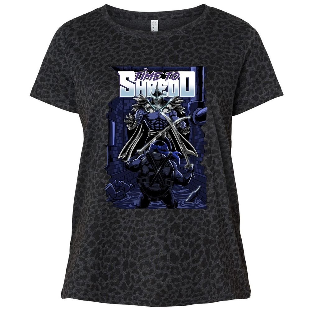 Ladies Curvy Jersey - BPZP8AUV - Black Leopard - 11