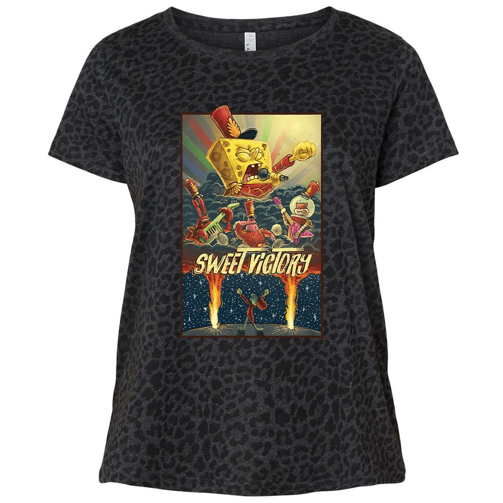 Ladies Curvy Jersey - 1DSCB9PB - Black Leopard - 11