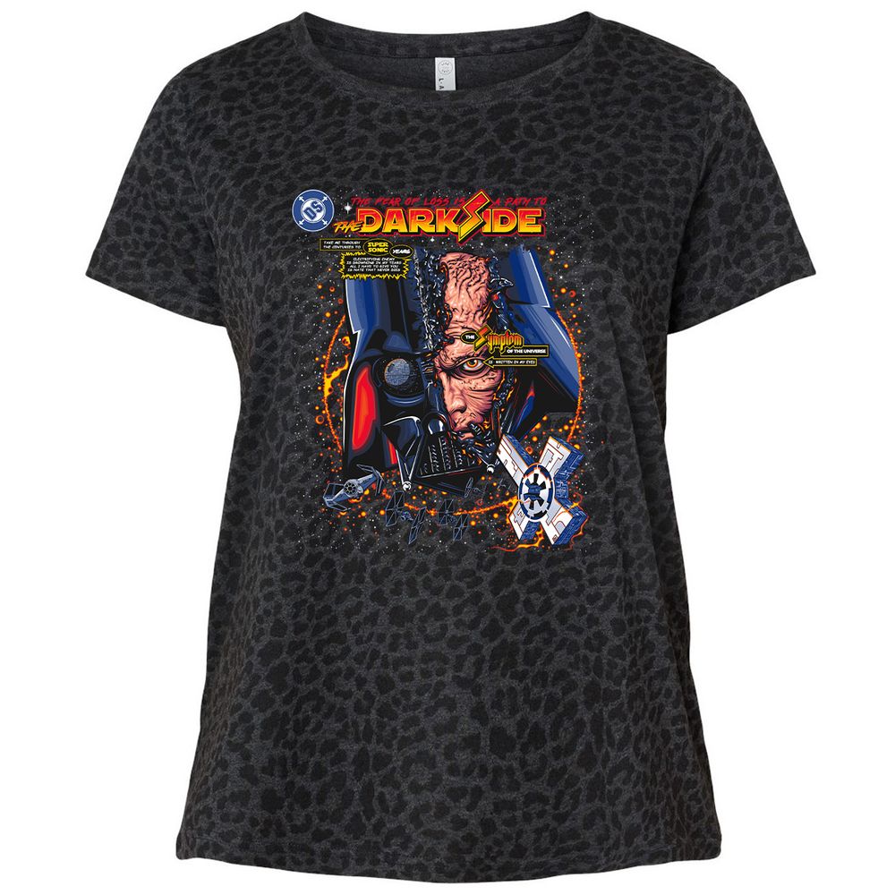 Ladies Curvy Jersey - DDCWNMY1 - Black Leopard - 11