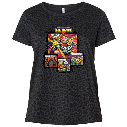 Ladies Curvy Jersey - KUCX6S4Y - Black Leopard - 11