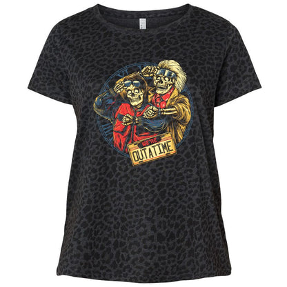 Ladies Curvy Jersey - 325PQW2X - Black Leopard - 11