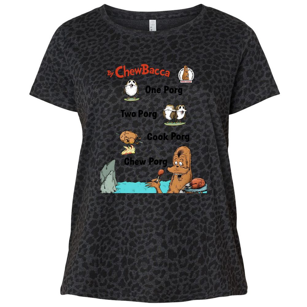 Ladies Curvy Jersey - 3PAM2P63 - Black Leopard - 11