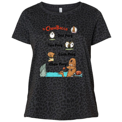 Ladies Curvy Jersey - 3PAM2P63 - Black Leopard - 11