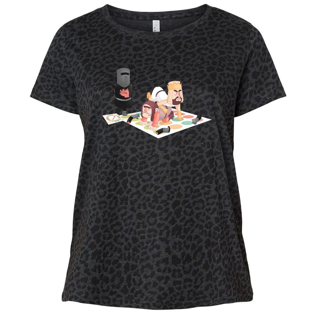 Ladies Curvy Jersey - R3GXRF46 - Black Leopard - 11